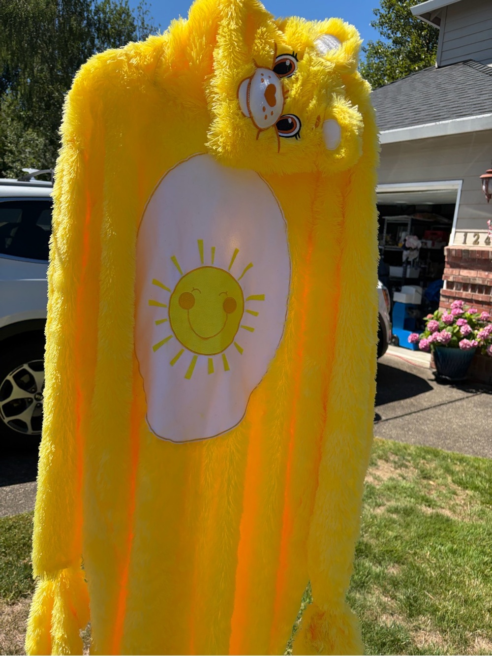 Care Bears Sunshine Adult XL Onesie Costume - Picture 9 of 10